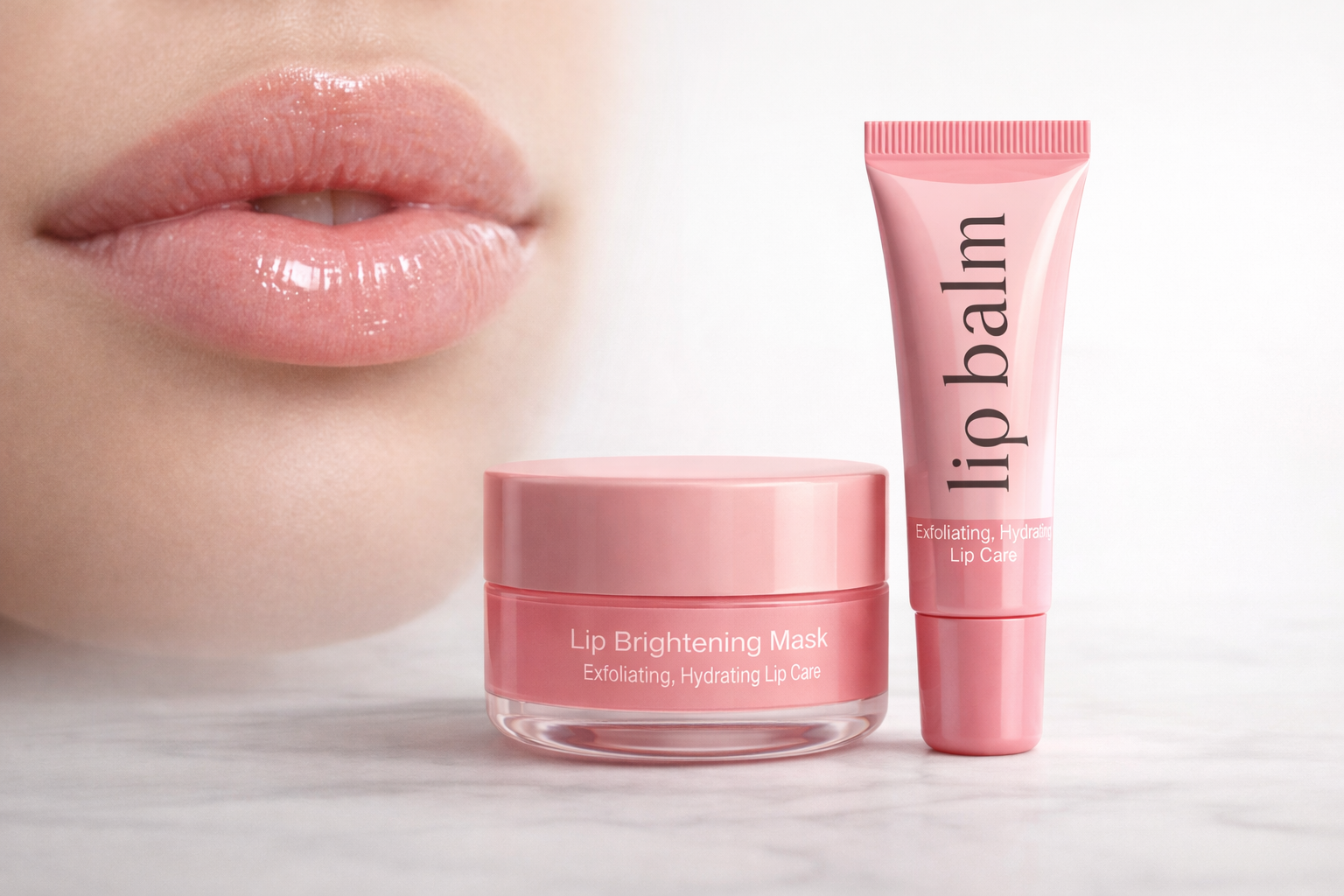 Lip Brightening Mask & Balm – Exfoliating, Hydrating & Repair Care