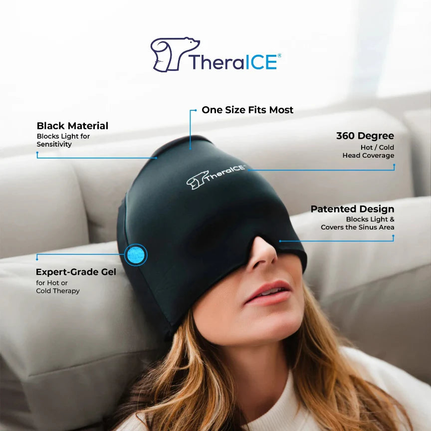 Migraine Relief Ice Head Cap Cooling Comfort in Minutes