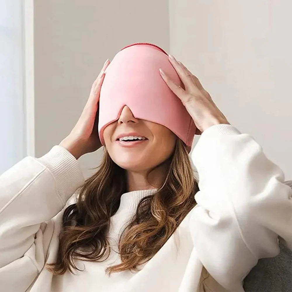 Migraine Relief Ice Head Cap Cooling Comfort in Minutes